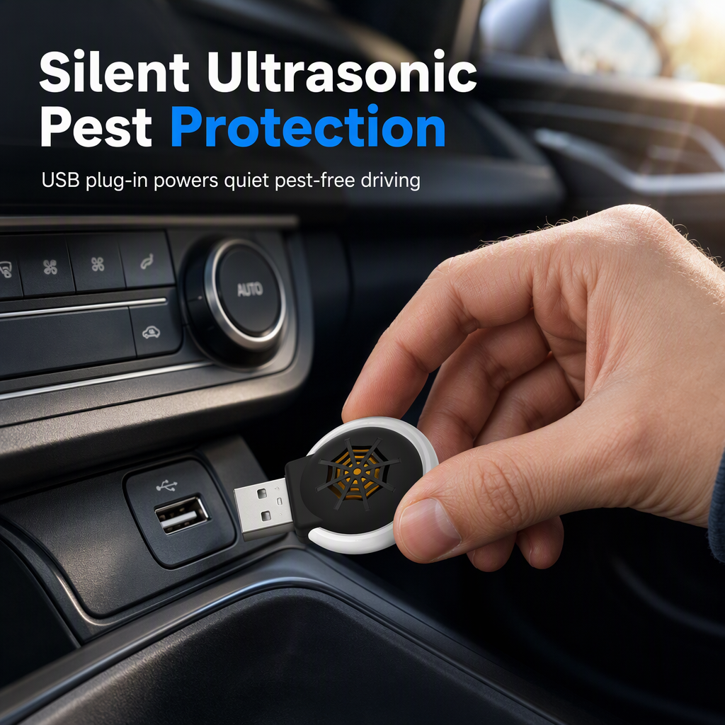 📢📢50% OFF! ⏰Portable USB Ultrasonic Pest Repeller