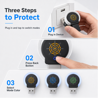 📢📢50% OFF! ⏰Portable USB Ultrasonic Pest Repeller