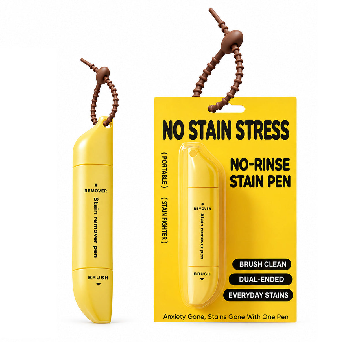 📢📢50% OFF! ⏰Portable Dual-Head Stain Remover Pen
