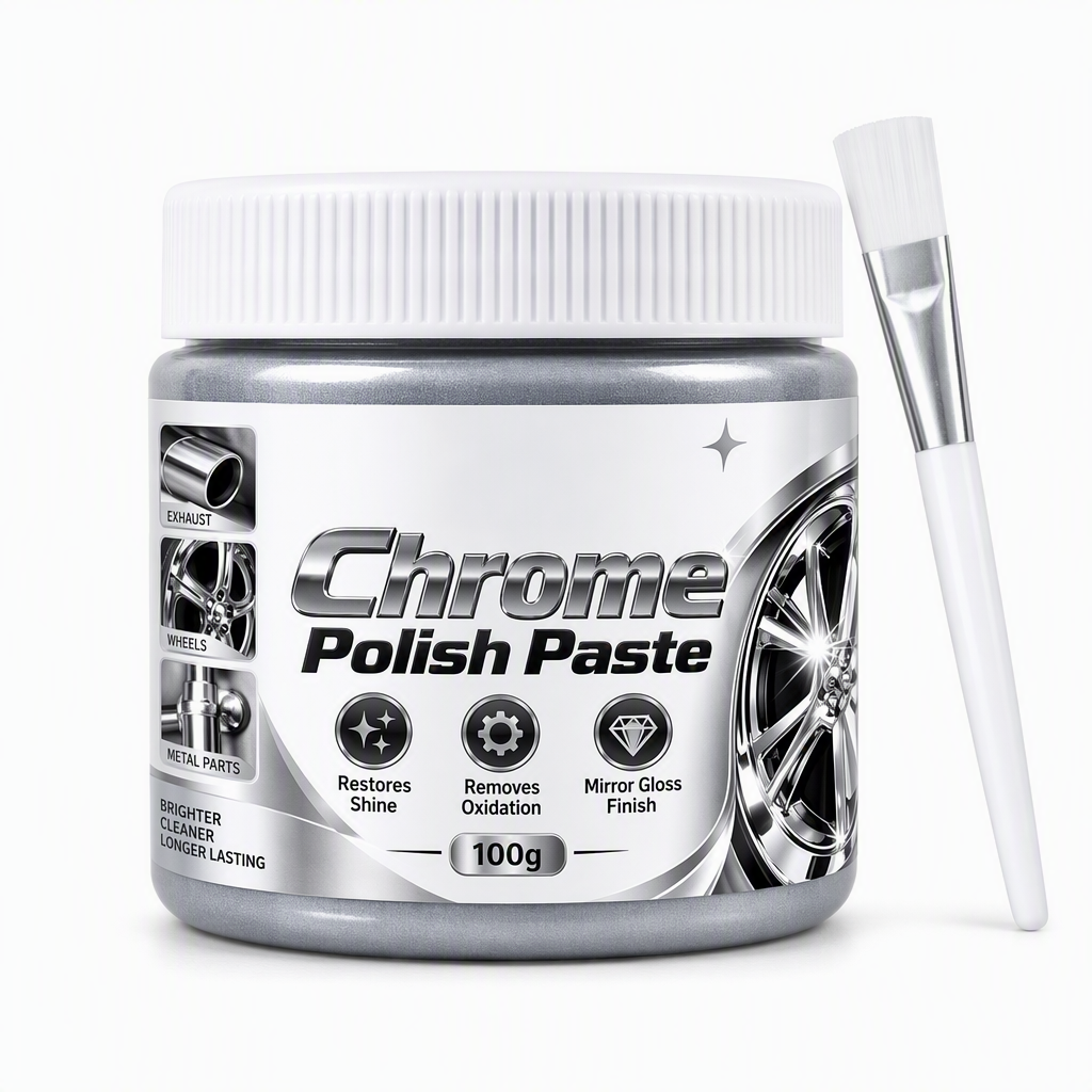 💥 50% Off Now ✨ Chrome Metal Restoration Paste — Mirror Shine & Scratch-Free Polish 🚗