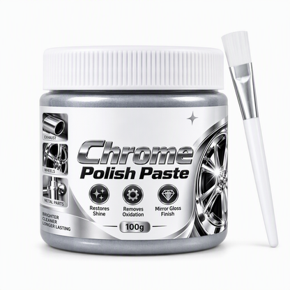 💥 50% Off Now ✨ Chrome Metal Restoration Paste — Mirror Shine & Scratch-Free Polish 🚗