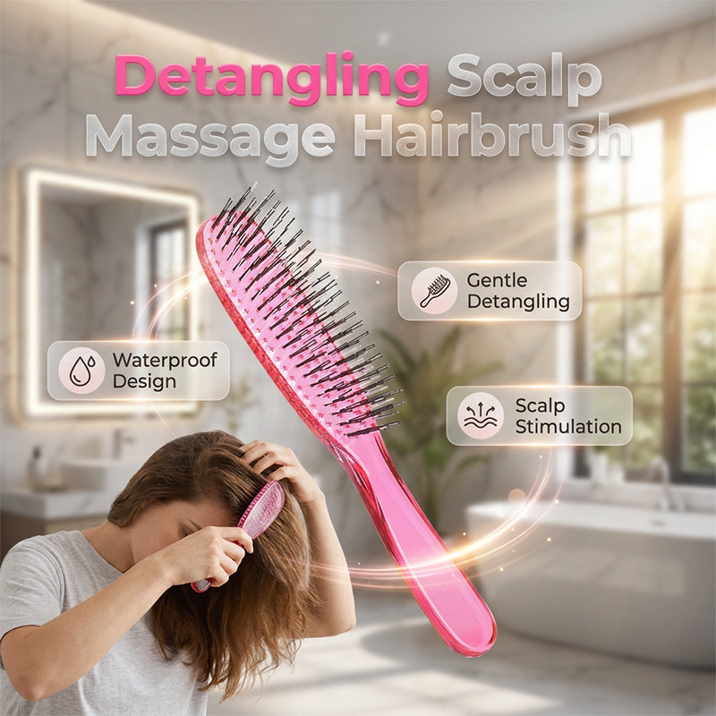 📢📢50% OFF! ⏰💆 Portable Scalp Massage Hairbrush