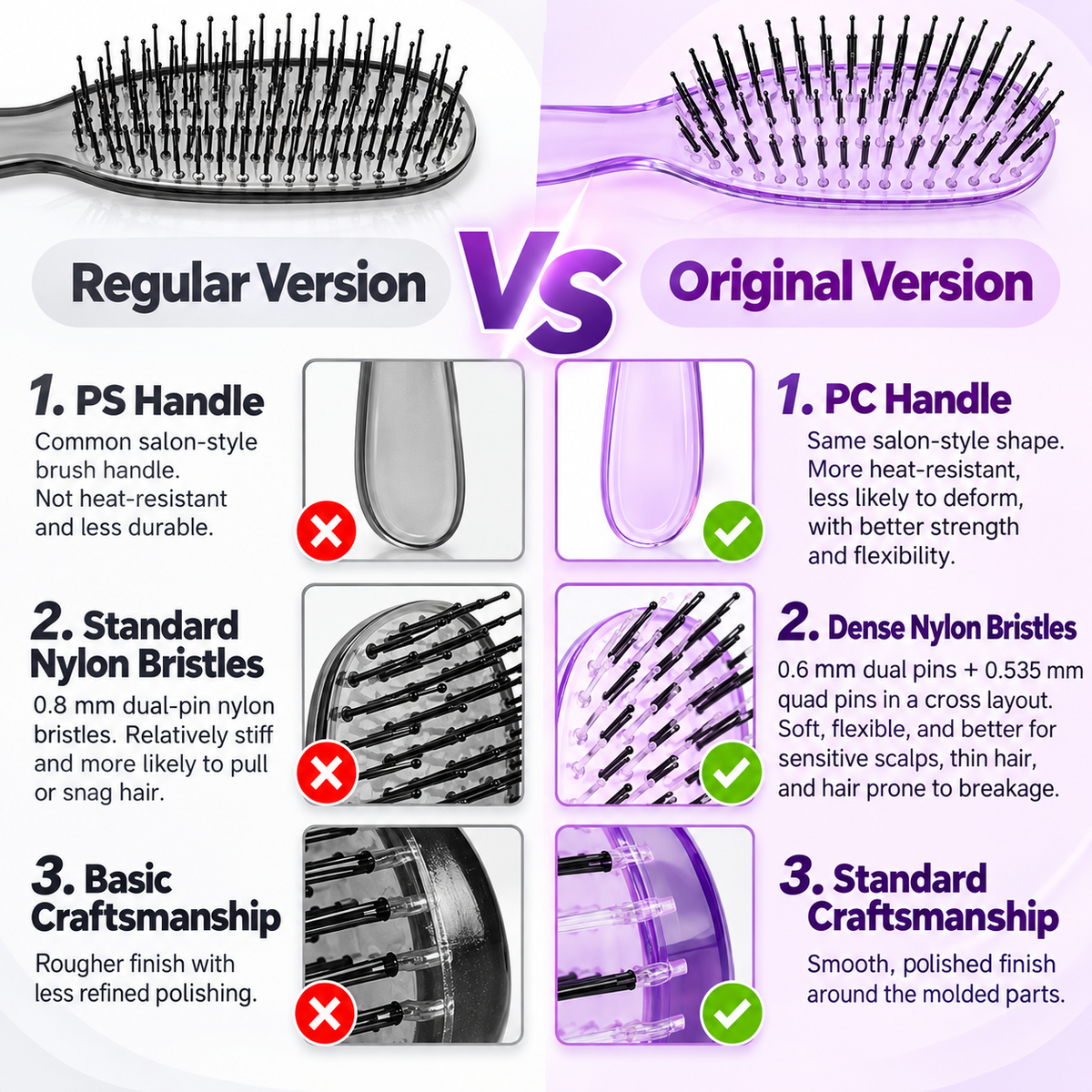 📢📢50% OFF! ⏰💆 Portable Scalp Massage Hairbrush