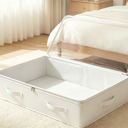 📢📢50% OFF! ⏰Foldable Underbed Storage Bag with Zipper Lid