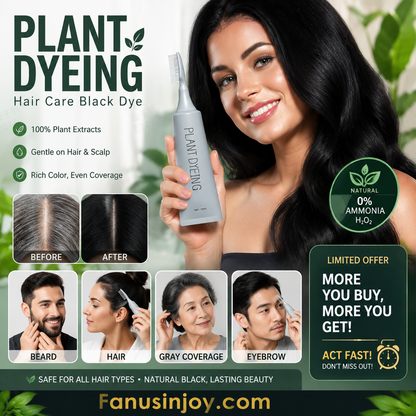 📢📢 50% OFF ⏰Plant-Based Comb Hair Dye